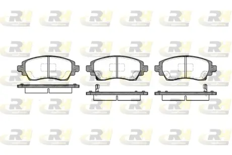 Передні тормозні (гальмівні) колодки roadhouse 271602 Тойота Королла е110