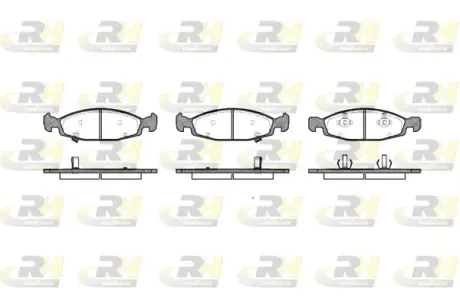 Передні тормозні (гальмівні) колодки Roadhouse 273602