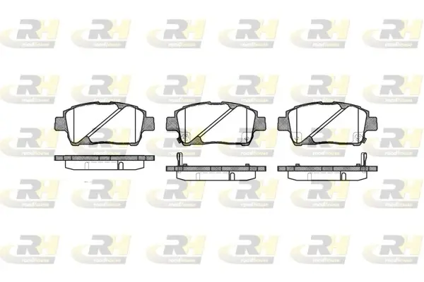Передні тормозні (гальмівні) колодки Roadhouse 274002 (фото 1)