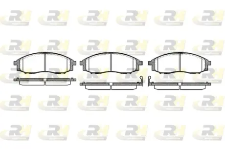 Передні тормозні (гальмівні) колодки Roadhouse 274802