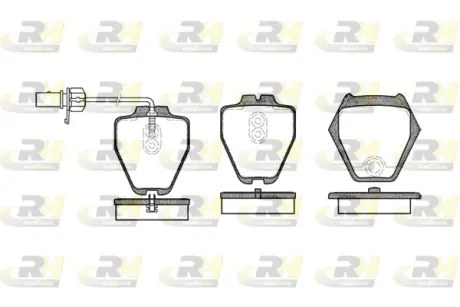 Передні тормозні (гальмівні) колодки Roadhouse 275202