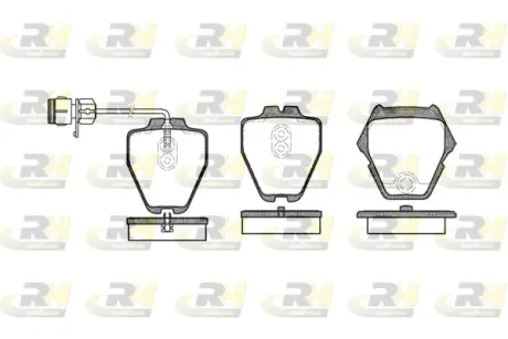 Передні тормозні (гальмівні) колодки Roadhouse 275212