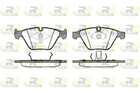 Передні тормозні (гальмівні) колодки roadhouse 285700 на Бмв X1