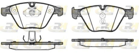 Передні тормозні (гальмівні) колодки roadhouse 285730 на Бмв X1