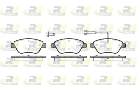 Передні тормозні (гальмівні) колодки Roadhouse 285801