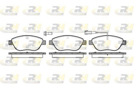 Передние тормозные колодки roadhouse 285901 на Фиат Стило