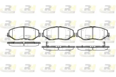 Передні тормозні (гальмівні) колодки Roadhouse 289900