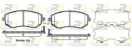 Передние тормозные колодки roadhouse 295104 на Субару Импреза