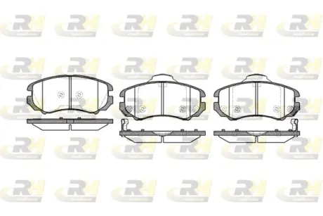 Передні тормозні (гальмівні) колодки Roadhouse 295302