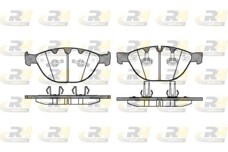 Передні тормозні (гальмівні) колодки roadhouse 295810
