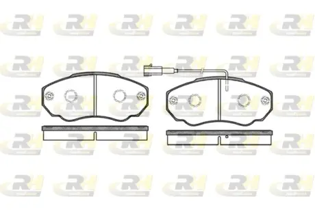 Передні тормозні (гальмівні) колодки Roadhouse 296001