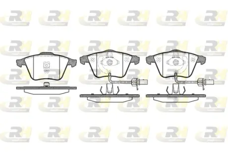 Передні тормозні (гальмівні) колодки Roadhouse 296402