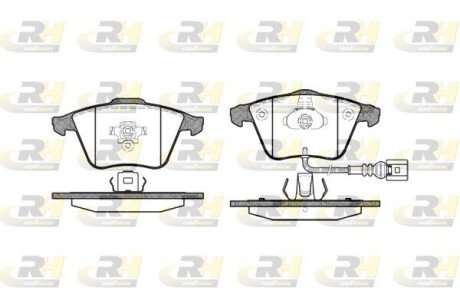 Передні тормозні (гальмівні) колодки roadhouse 296432