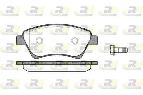 Передні тормозні (гальмівні) колодки Roadhouse 297600