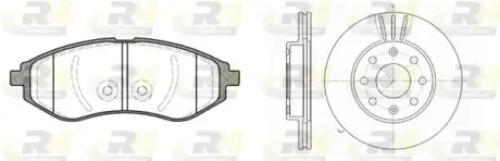 Передние тормозные колодки roadhouse 898600 Chevrolet Aveo т250