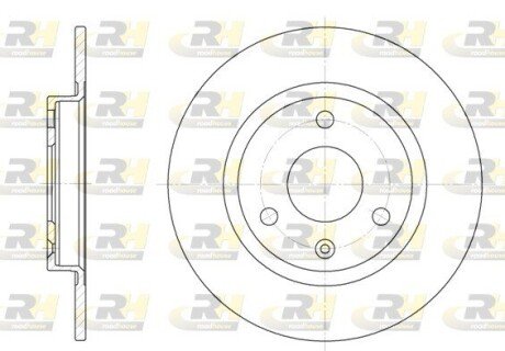 Передній гальмівний (тормозний) диск roadhouse 607000