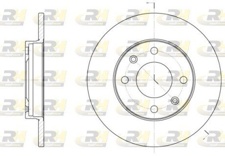 Передний тормозной диск roadhouse 613000
