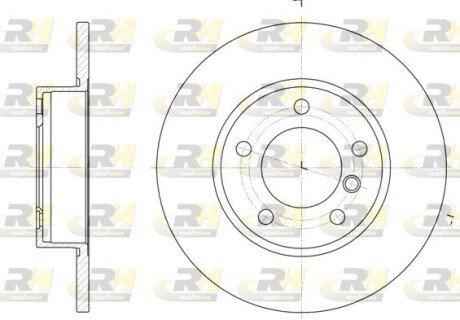 Передний тормозной диск roadhouse 632300 на Бмв Z3