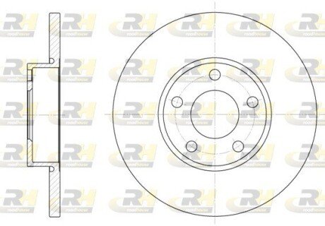 Передний тормозной диск roadhouse 632700