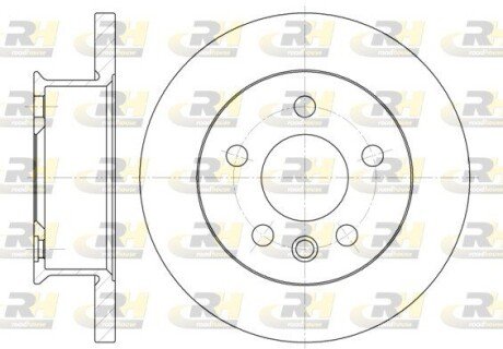 Передний тормозной диск roadhouse 641400