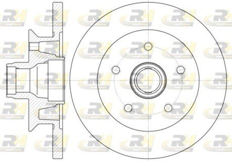 Передний тормозной диск roadhouse 641500