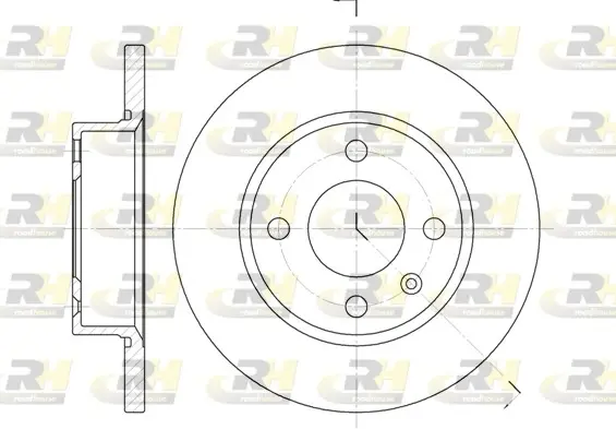 Передний тормозной диск roadhouse 642500