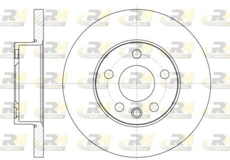 Передній гальмівний (тормозний) диск roadhouse 655000