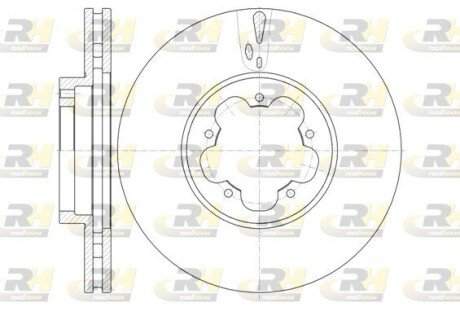 Тормозной диск roadhouse 6102210