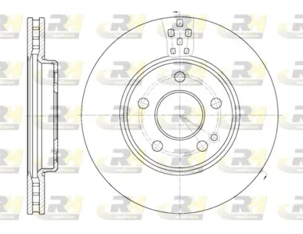Тормозной диск roadhouse 6102910 Мерседес W245