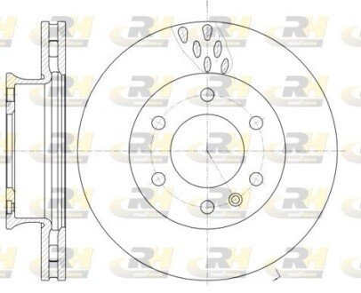 Тормозной диск roadhouse 6103410 на Фольксваген Крафтер