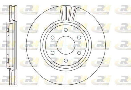 Гальмівний диск roadhouse 6103710