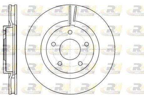 Тормозной диск roadhouse 6108710 на Ниссан Х (икс) трейл т31