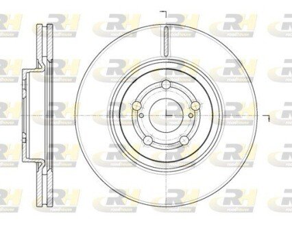 Гальмівний диск roadhouse 6109210