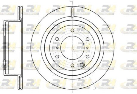 Тормозной диск roadhouse 6109910
