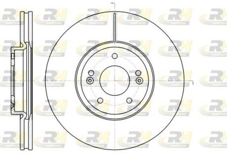Гальмівний диск roadhouse 6110210