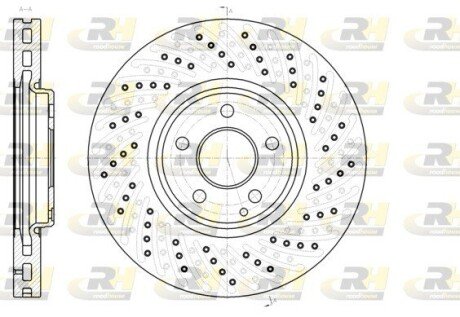 Тормозной диск roadhouse 6112310
