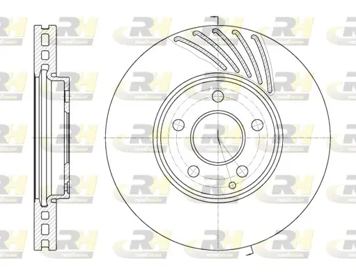 Тормозной диск roadhouse 6114010