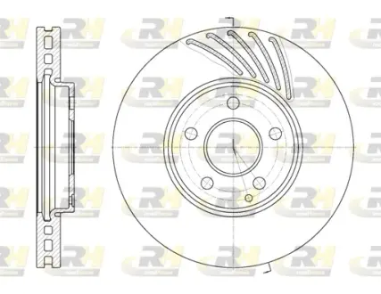 Тормозной диск roadhouse 6114010
