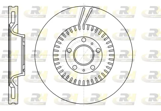 Тормозной диск roadhouse 6115410