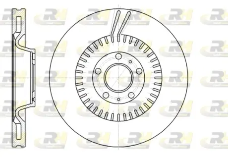 Тормозной диск roadhouse 6115410