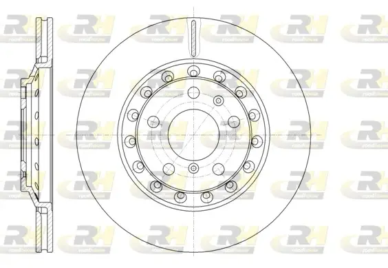 Тормозной диск roadhouse 6115510