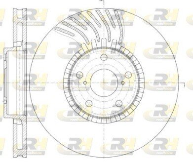 Тормозной диск roadhouse 6117910 на Лексус Gs350