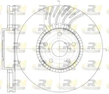 Тормозной диск roadhouse 6117911 Лексус Gs350
