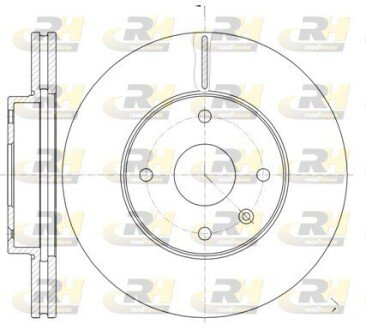 Тормозной диск roadhouse 6118110 на Chevrolet Epica