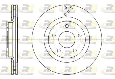 Гальмівний диск roadhouse 6120010 на Додж Калибр (калибер)