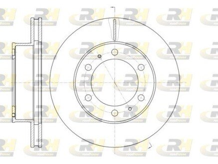 Гальмівний диск roadhouse 6120510