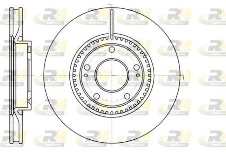 Тормозной диск roadhouse 6121710 на Киа Ceed 2008