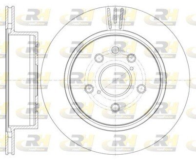 Гальмівний диск roadhouse 6125510 на Лексус Gs350