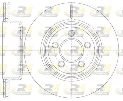 Тормозной диск roadhouse 6127010