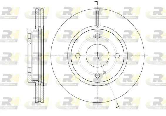 Тормозной диск roadhouse 6129910